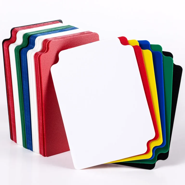 Assorted mixed‑color trading card dividers bulk set, multi‑color pack for classifying multiple different tcg and sports card series