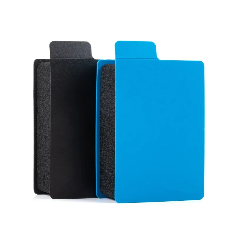 Soft foam lined padded trading card dividers, scratch‑free separators safe for PSA BGS graded slabs, rigid toploader and semi‑rigid card holders bulk
