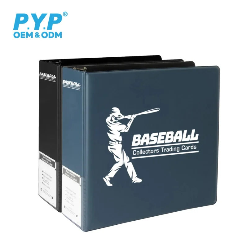 3 inch collectors album, portable compact mini card storage book, durable waterproof collectible album for anime, game and small trading card collection and display