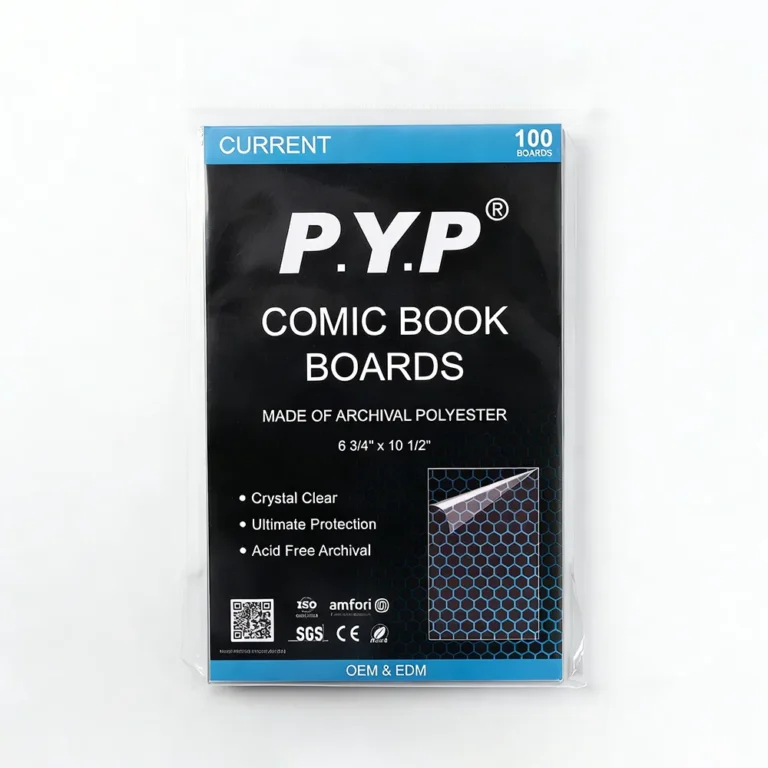 Plastic Comic Book Backing Board PET 塑料漫画背板