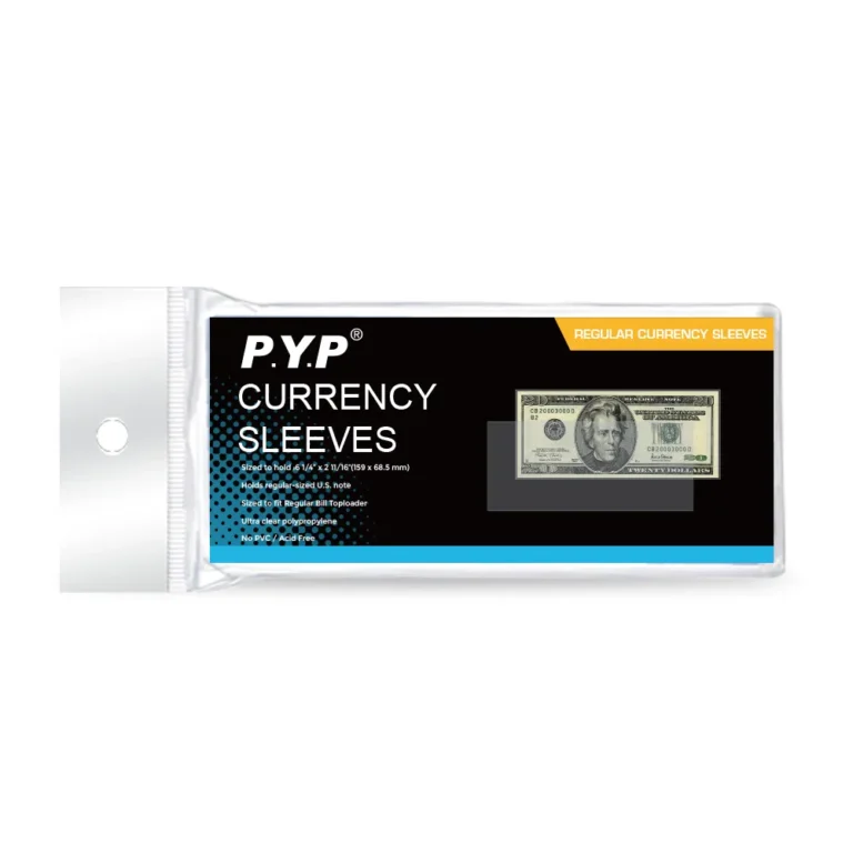 Factory wholesale acid‑free no‑PVC currency poly sleeves, soft bill protectors for coin shops, hobby retailers and numismatic accessory bulk procurement